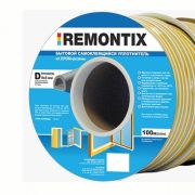 Уплотнитель D профиль 9мм*8мм Remontix/Sila чёрный 6 Польша