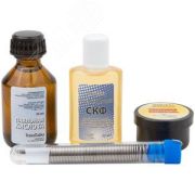 Набор для пайки № 2 (припой ПОС-61 с каниф. 10гр, каниф.сосн. 20гр, кисл. паял. 30мл, флюс СКФ 30мл