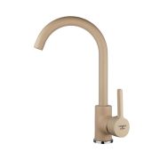 Смеситель кухня MELODIA Ostessa Beige картридж д.35мм высокий излив MDV35116_bg без подводки