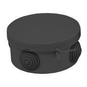 Коробка распред. ОП КМР-040-039 85х40мм 4 ввода черная IP54 EKF PROxima