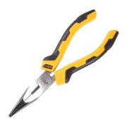 Плоскогубцы удлиненные 160 мм двухкомпонентная рукоятка Deli DL2106