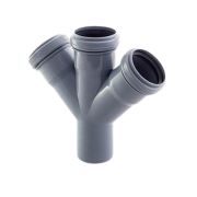 Крестовина косая ПП 45гр. Дн 50-50 с у/к