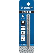 Сверло по металлу 5х80мм Проф-А Зубр 29625-5