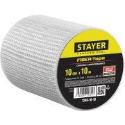 Самоклеящаяся серпянка, Professional STAYER FIBER-Tape, 10 см х 10 м (1246-10-10)