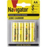 Элемент питания солевой AA/R6 94 758  Navigator