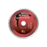 Диск алмазный, отрезной сплошной, 180 х 22.2 мм, мокрая резка Matrix Professional 73187