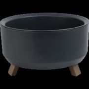 Кашпо «Грация прайм» (0,7л) Цв. Антрацит (Арт. КШ-4310)