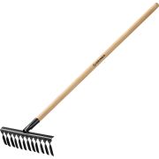 Садовые грабли 385 х 95 х 1300 мм, 12 витых зубцов GRINDA GS-12 WOOD