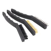 Набор щеток, 3 шт, металлические с пластмассовой ручкой, большие Matrix