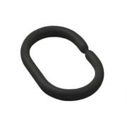 Набор колец для штор (черный матовый) 12шт. Delphinium