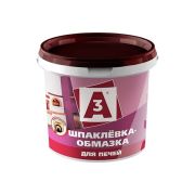 Шпаклевка-обмазка для печей А3 3кг, ведро