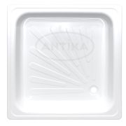 Поддон ВИЗ Antika 90*90*15 душевой стальной эмалированный APS-90101