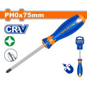 Отвертка PH0*75мм WADFOW WSD2203