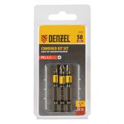 Набор бит комб. РН1,РН2,РН3*50мм 3 шт. DENZEL 11676