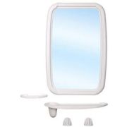 Набор для ванной BEROSSI «ОПТИМА» 6101 снежно-белый.