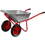 Тачка строительная 110 л, 200 кг, двухколесная, оцинк. сталь ЗУБР Т-22 39950