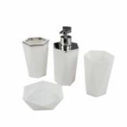 Набор пластиковый для ванной 4 пр