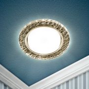 Светильник GX53 IP20 120x120x22 мм с подсветкой 4 Вт 4000 K DK LD51 ЭРА Б0057464