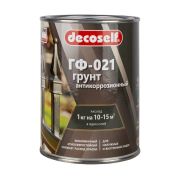 Грунт ГФ-021 серый 0,9 кг Пуфас Decoself