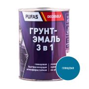 Грунт-эмаль 3 в 1 голубая 0,9 кг Пуфас Decoself