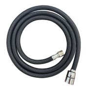 Шланг д/смесителя с выдвижным изливом MELODIA KITCHEN 150СМ, черный MKP29000BL