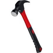 Молоток-гвоздодёр столярный с фиберглассовой рукояткой MIRAX 450 г