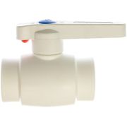 Кран шар.PPR 32мм полнопроход.  Pro aqua Prime бел. 40512