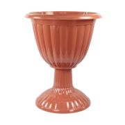 Вазон «Жасмин» 18,0л высокая ножка (корич )  М1329