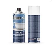 Аэрозольная эмаль для ванн и керамики эпоксидная белый 520 мл DECORIX