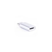 Переходник USB Type-C 3.1 - USB B micro, (шт/гн), серебряный, Атом