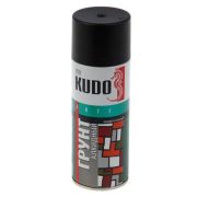 Грунт аэрозольный черный универсальный алкидный 520мл KUDO