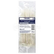 Хомут кабельный нейлоновый бел. 4.8х350 (уп.100шт) TOKOV ELECTRIC