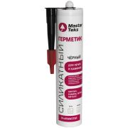 Герметик MasterTeks ProfiMaster силикат. для печей и каминов ( до 1500 ºС) ЧЕРНЫЙ 260m
