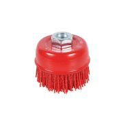 Щетка для УШМ 100мм М14 нейлоновая (проволока 1,3)