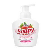 Жидкое мыло-пенка Soapy «Клубника в йогурте» с дозат. 400 мл. Clean&Green CG8233