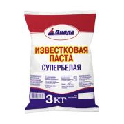 Известковая паста 3кг белая Диола