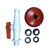 Кран 1/2 (д/душа летнего) с лейкой 4_DLK