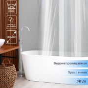 Штора д/ванны 180*180см Baizhend PEVA голограф. 201885
