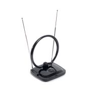 Антенна комнатная DVB-T2 и ДМВ+МВ активная Сигнал SAI-304 усы 1м кабель 3м, с регулятором