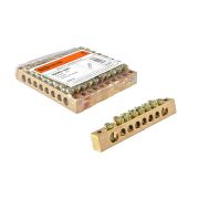 Шина N ноль 6х9мм 8/2 8групп/крепеж по краям SQ0801-0001