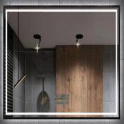 Зеркало 60*80 см с LED подсветкой в ванную комнату CU-DJ012