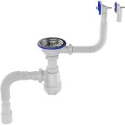 В0178-20-MR Сифон для мойки с выпуском 3 1/2*40*40