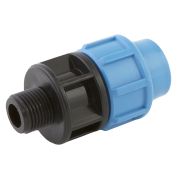 Муфта Джилекс ПНД переходная с наружной резьбой 25 х 1quot;