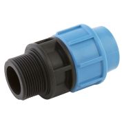 Муфта Джилекс ПНД переходная с наружной резьбой 20 х 1quot; (50 шт. уп.)