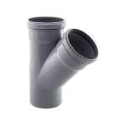 Тройник сер 110/110х45 ВК, РТП (24)