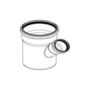 Тройник REHAU RAUPIANO PLUS 110/50/45гр.