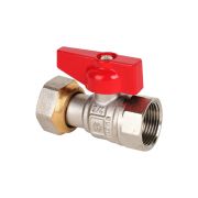 Кран шаровой латунный MVI DN15 PN25 вр-накидная гайка, бабочка