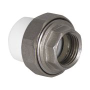 Муфта TEBO бел. PP-R комбин. разъемная (Американка) 32х1quot; ВР O-ring (10/100), арт. 015022008