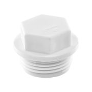 Заглушка TEBO бел. PP-R резьбовая 20x1/2quot; (170/1700), арт. 030090201