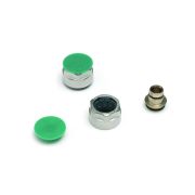 Соединение REHAU резьбозажимное stabil 16,2x2,6x3/4quot; с евроконусом, никелир. латунь